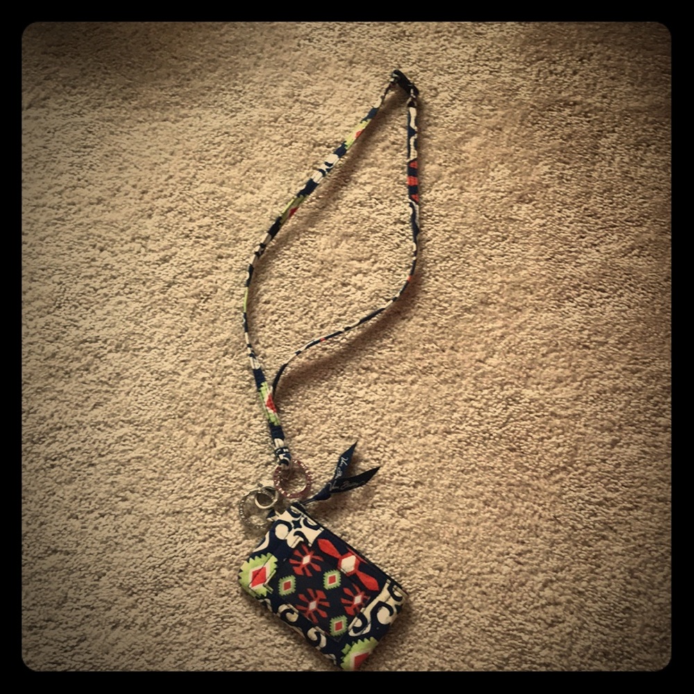Vera Bradley lanyard and ID holder